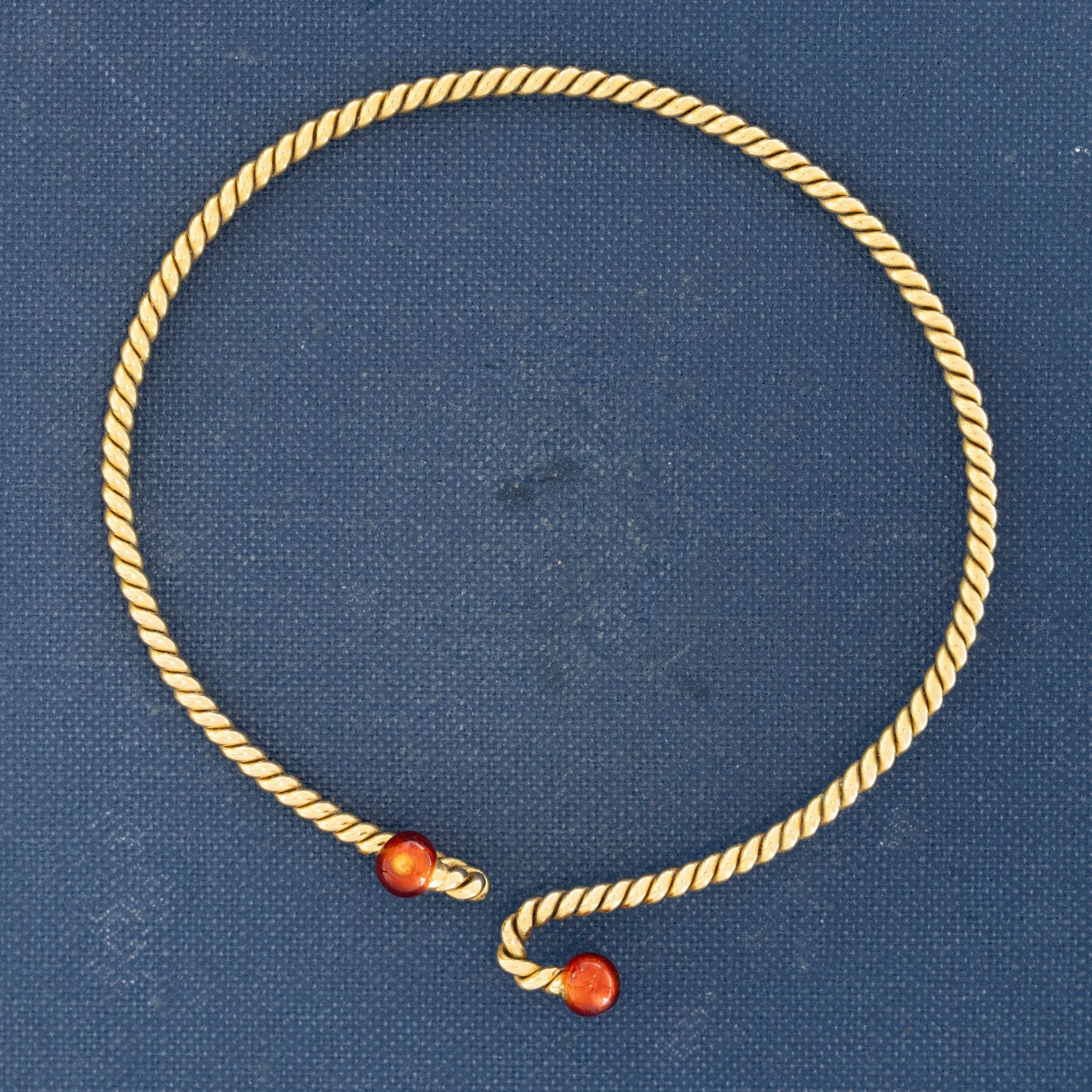 Vintage Enamel Rope Bangle