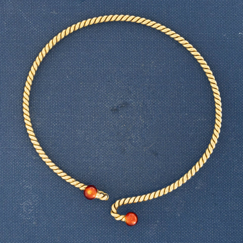 Vintage Enamel Rope Bangle