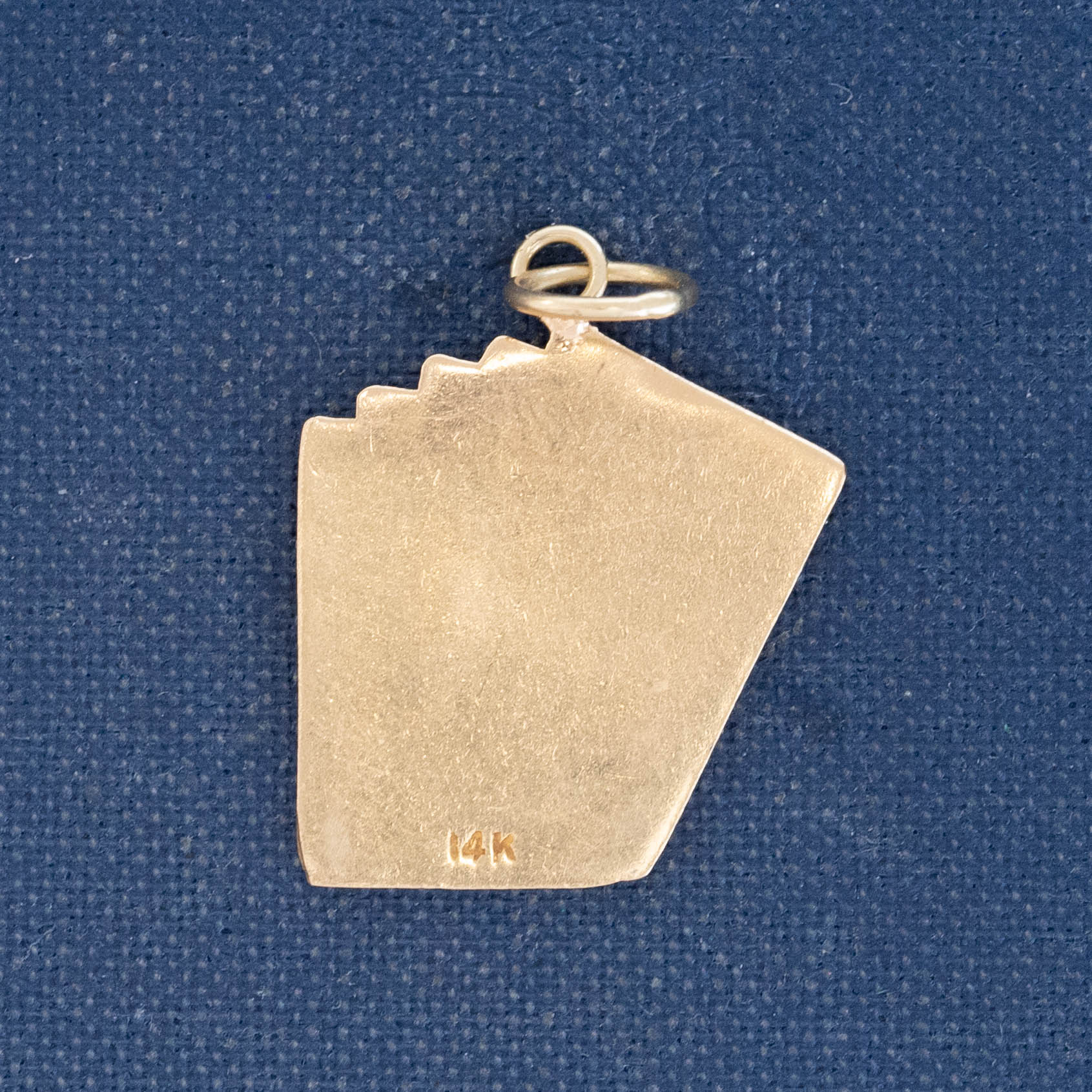 Vintage Enamel Royal Flush Charm