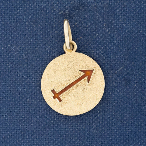 Vintage Enamel Sagittarius Charm