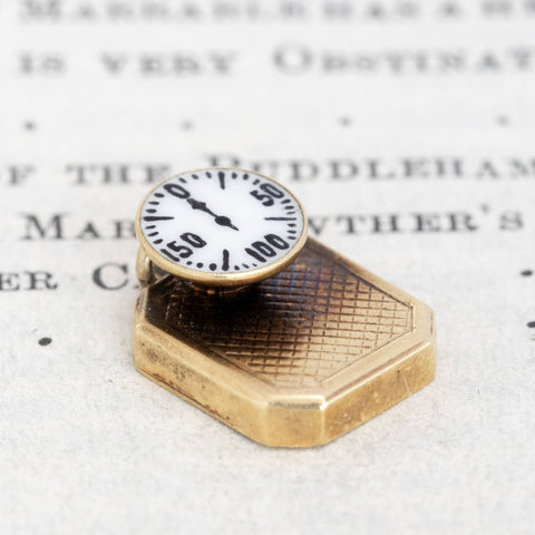 Vintage Enamel Scale Charm