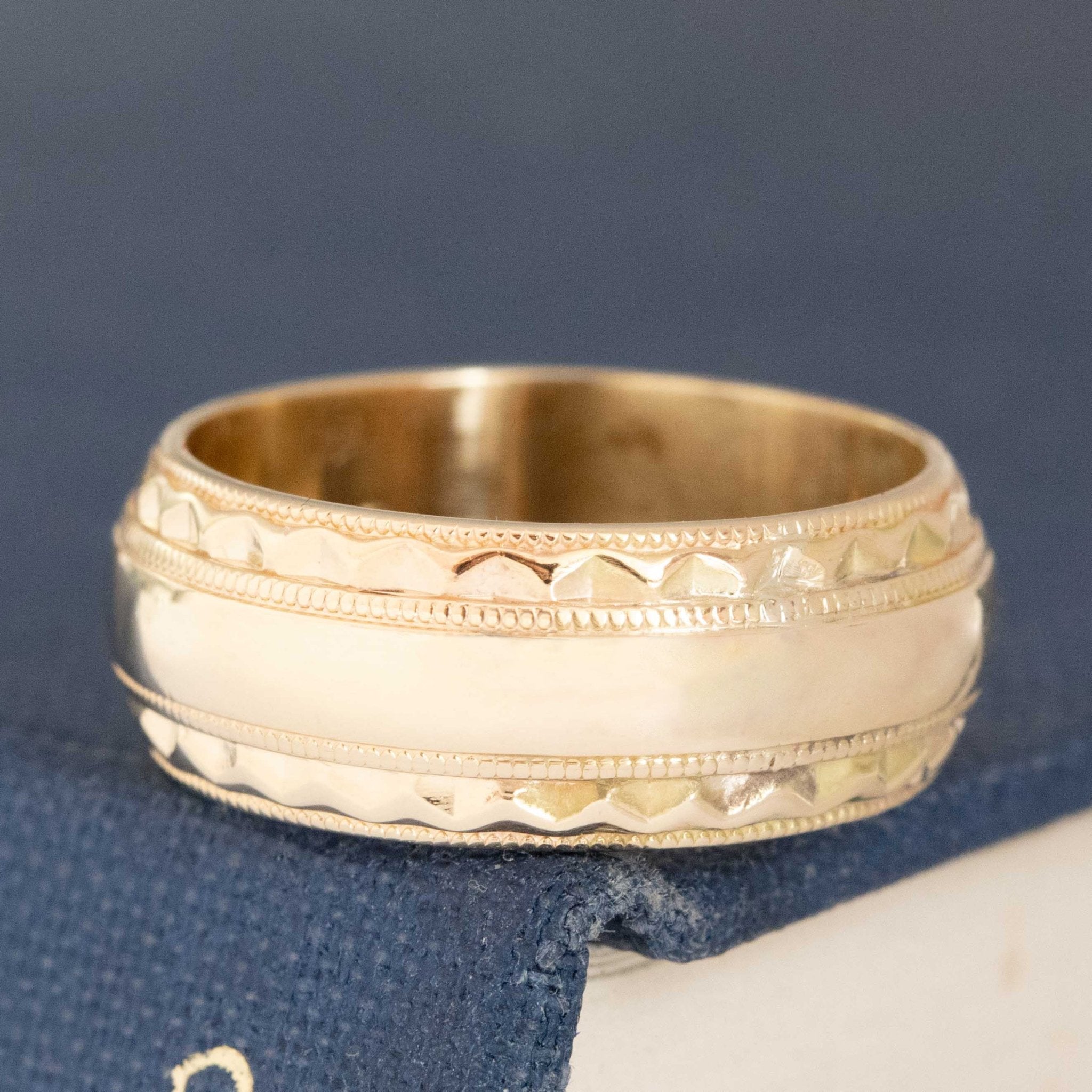 Vintage Engraved Wide Band, Cartier