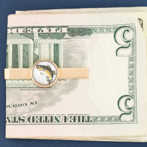 Vintage Essex Crystal Bass Money Clip/Tie Clip