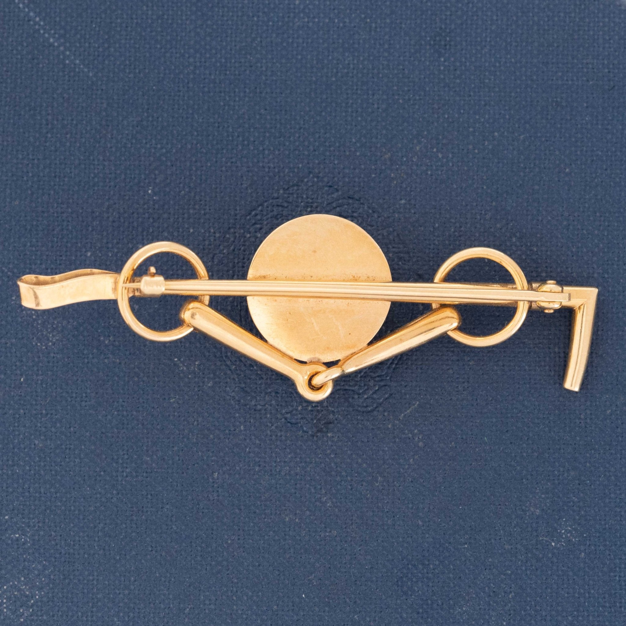 Vintage Essex Crystal Horse Brooch