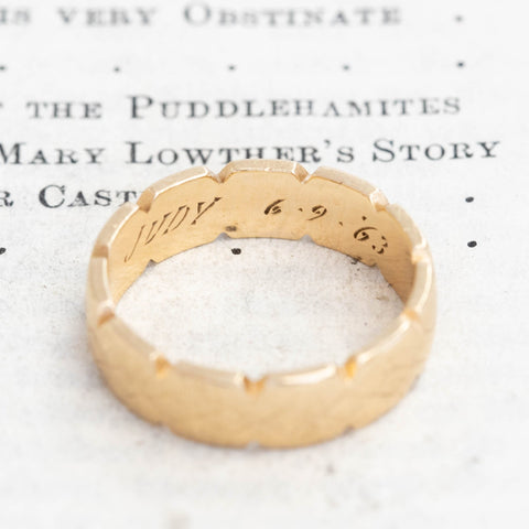 Vintage Etched Band, c. 1963