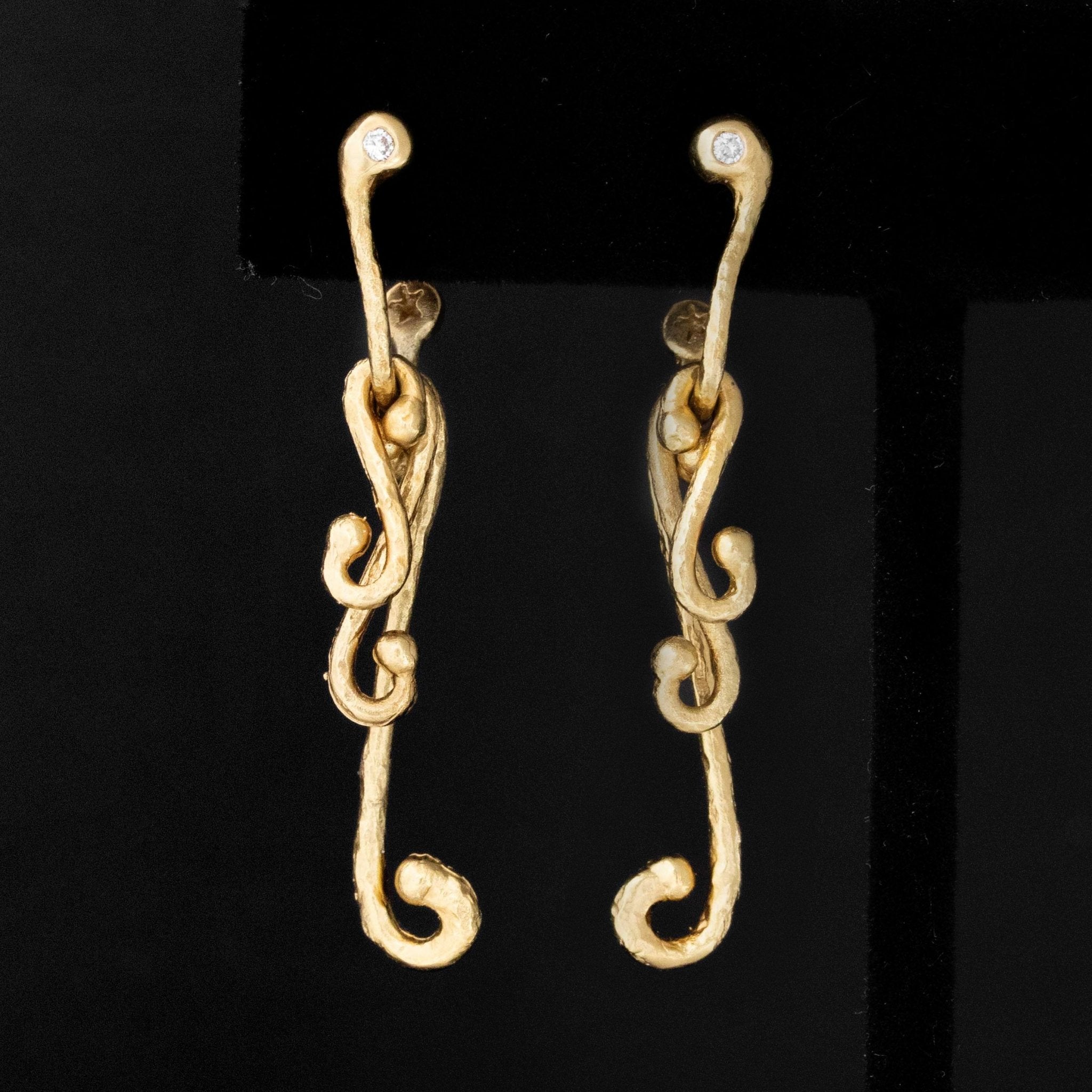 Vintage Fancy Gold Drop Earrings, by H. Stern