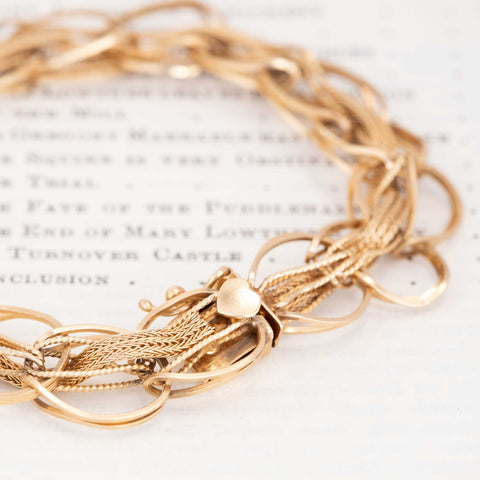 Vintage Fancy Link Bracelet