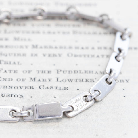 Vintage Fidelity Link Bracelet, by Cartier