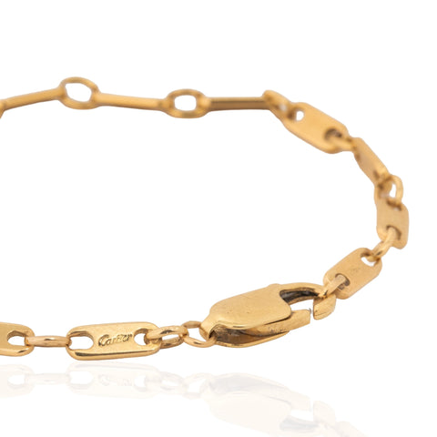 Vintage Fidelity Link Bracelet, by Cartier