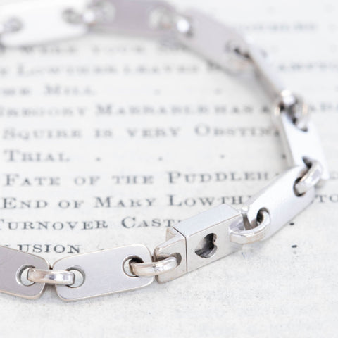 Vintage Fidelity Link Bracelet, by Cartier