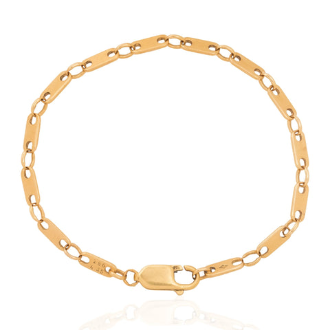 Vintage Fidelity Link Bracelet, by Cartier