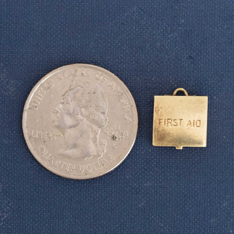 Vintage First Aid Kit Charm