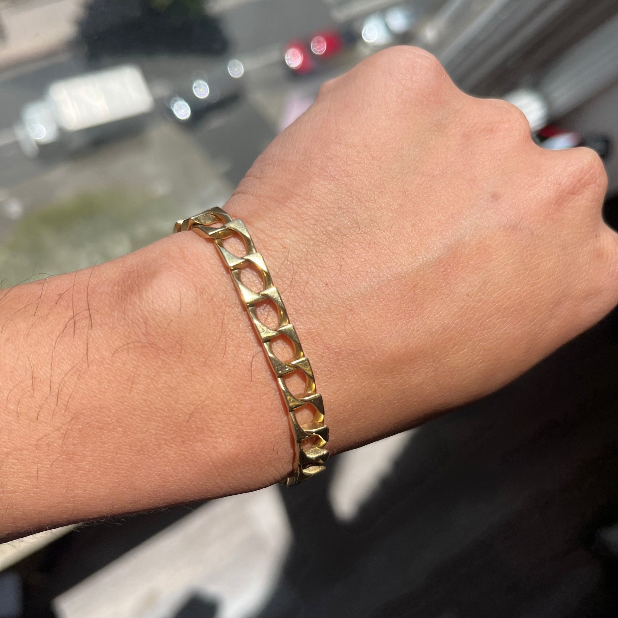 Vintage Flat Curb Link Bracelet by Cartier