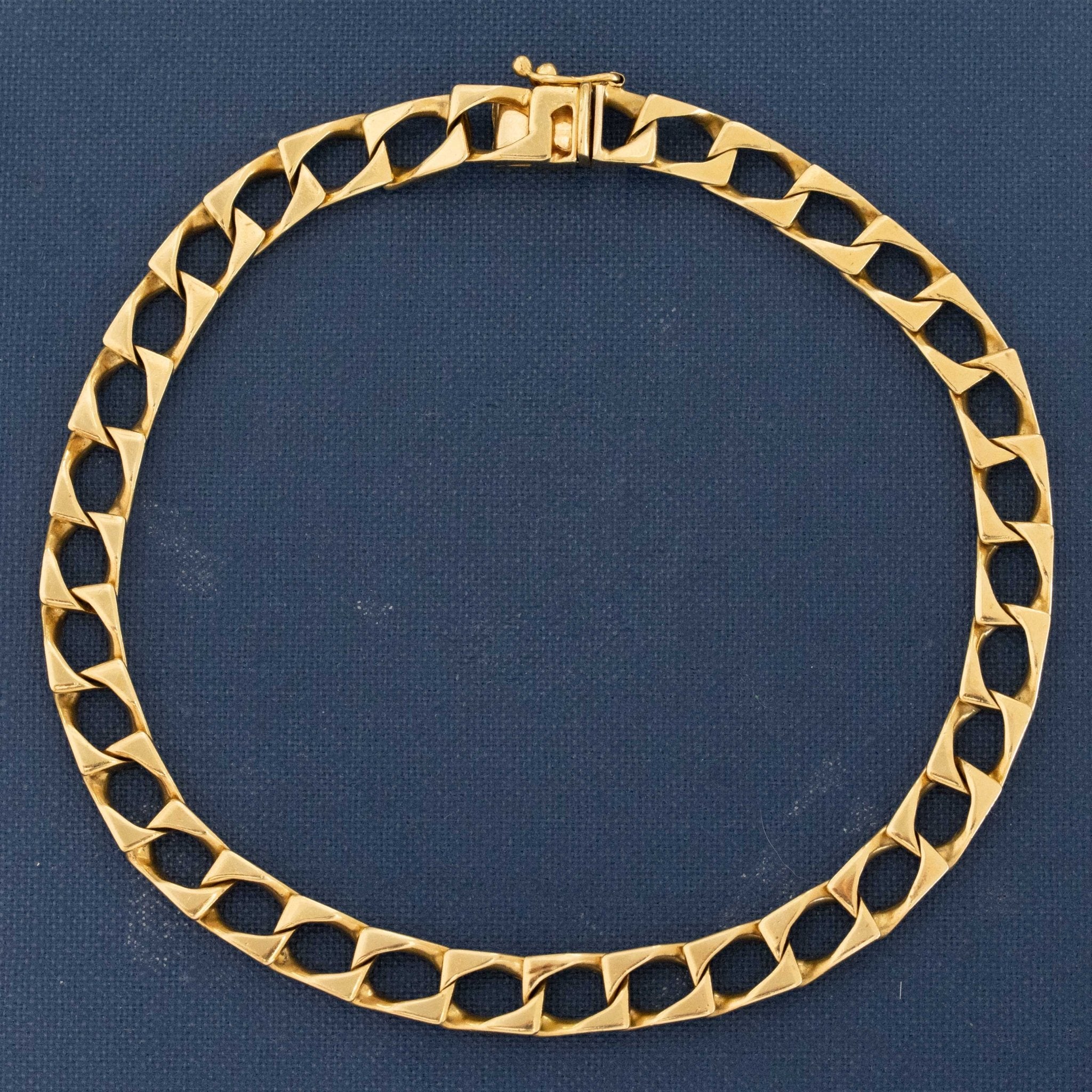 Vintage Flat Curb Link Bracelet, by Cartier