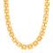 Vintage Flat Square Link Chain Necklace