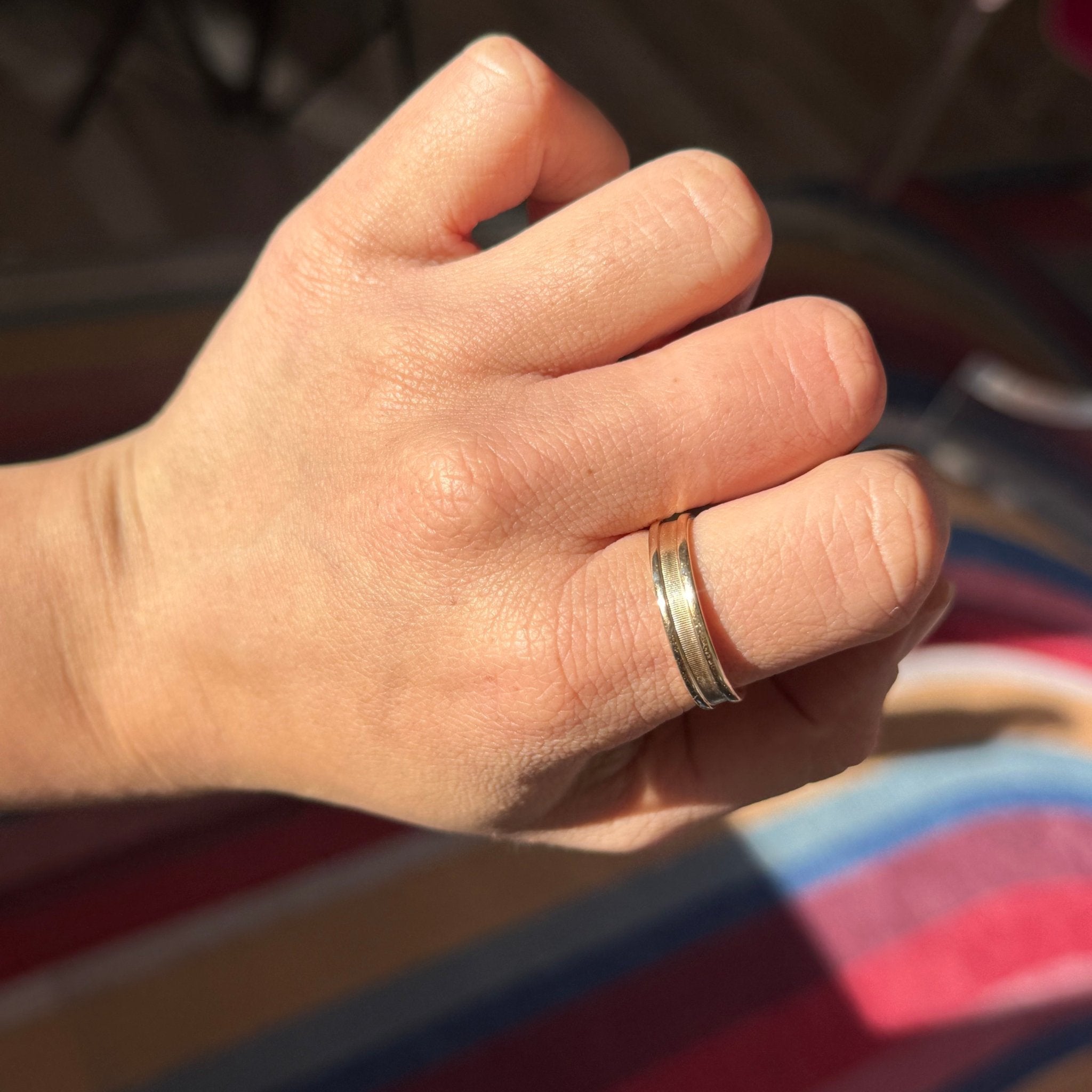 Vintage Fluted Wedding Band