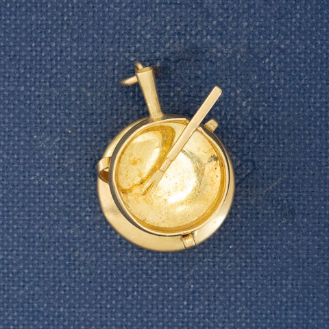 Vintage Fondue Pot Charm