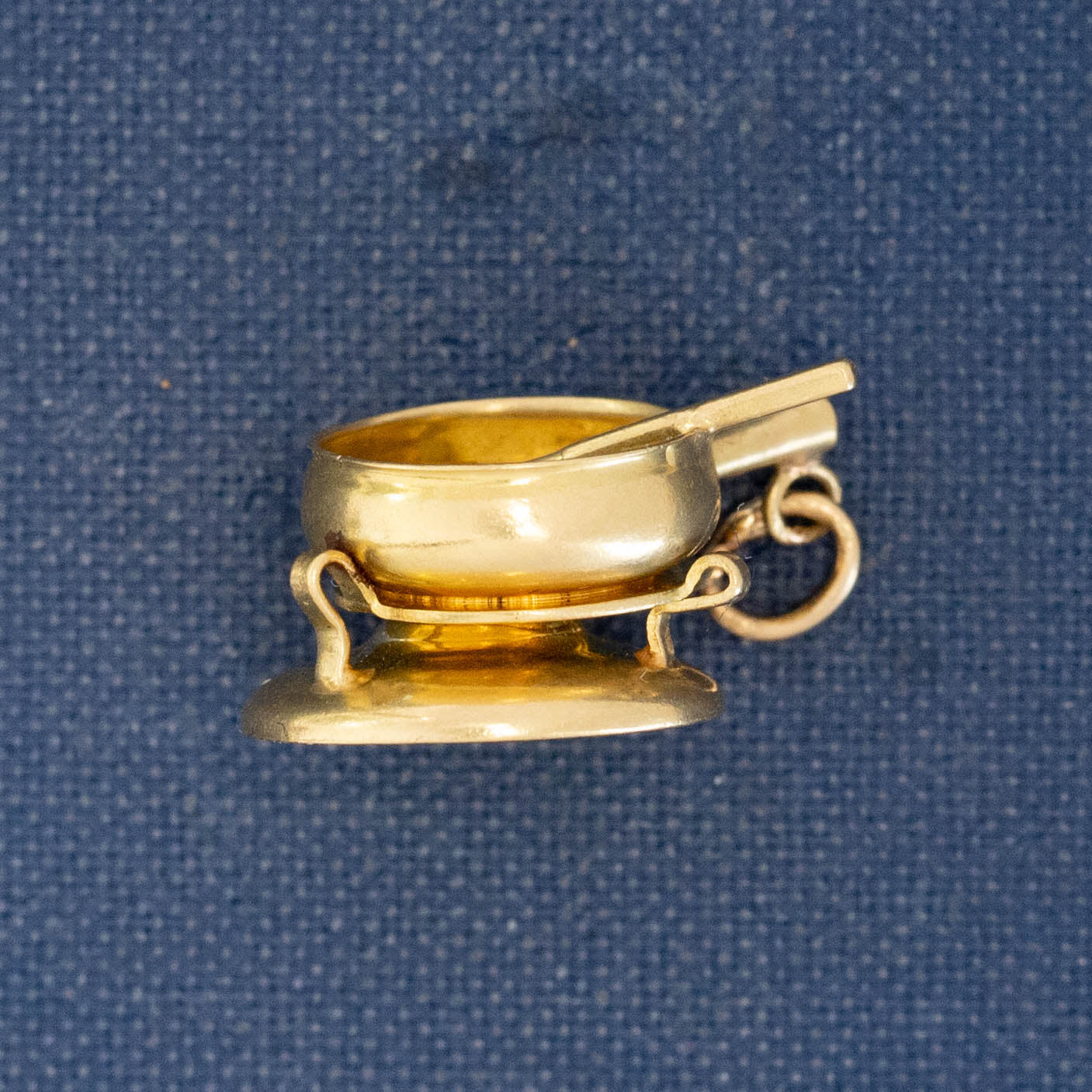 Vintage Fondue Pot Charm