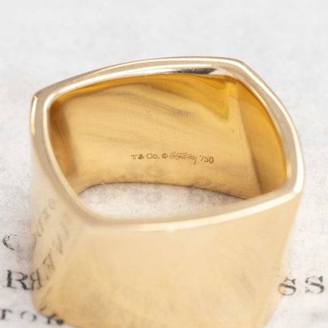 Vintage Frank Gehry Torque Wide Band for Tiffany and Co