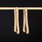 Vintage Freeform Gold Hoops, French