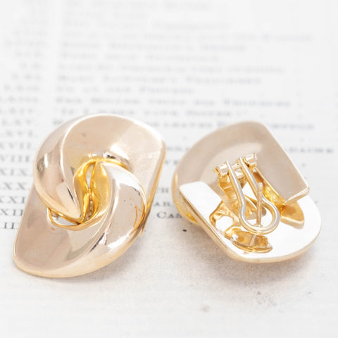 Vintage Freeform Twist Earrings