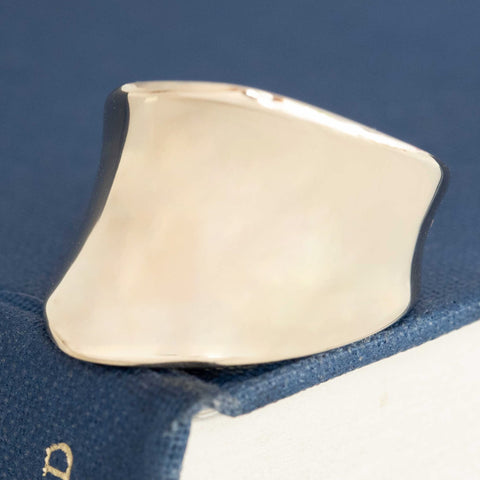 Vintage Freeform Wide Ring