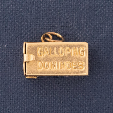 Vintage Galloping Dominoes Charm