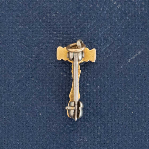 Vintage Gavel Brooch Charm