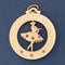 Vintage Gemstone Ballerina "I'm In A Whirl Over You" Spinning Pendant, by Tiffany & Co.
