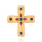 Vintage Gemstone Cross Brooch/Pendant, by Cartier