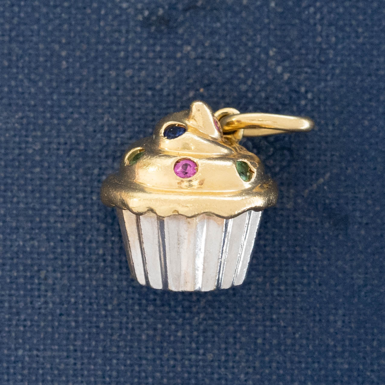 Vintage Gemstone Cupcake Charm, by Tiffany & Co.