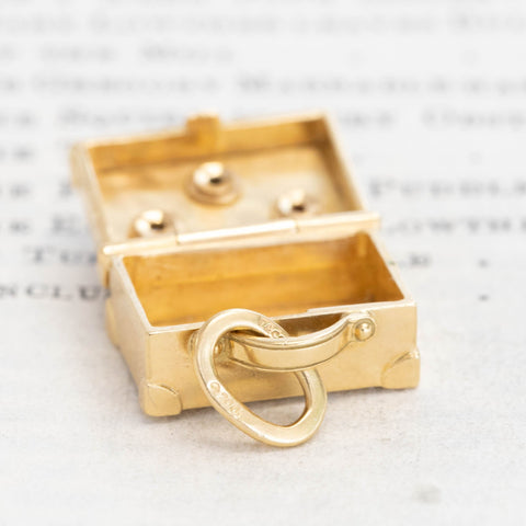Vintage Gemstone Suitcase Charm, by Tiffany & Co.