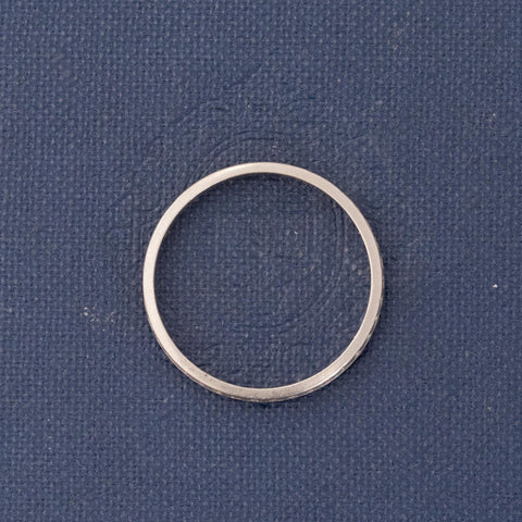 Vintage Geometric Motif Wedding Band