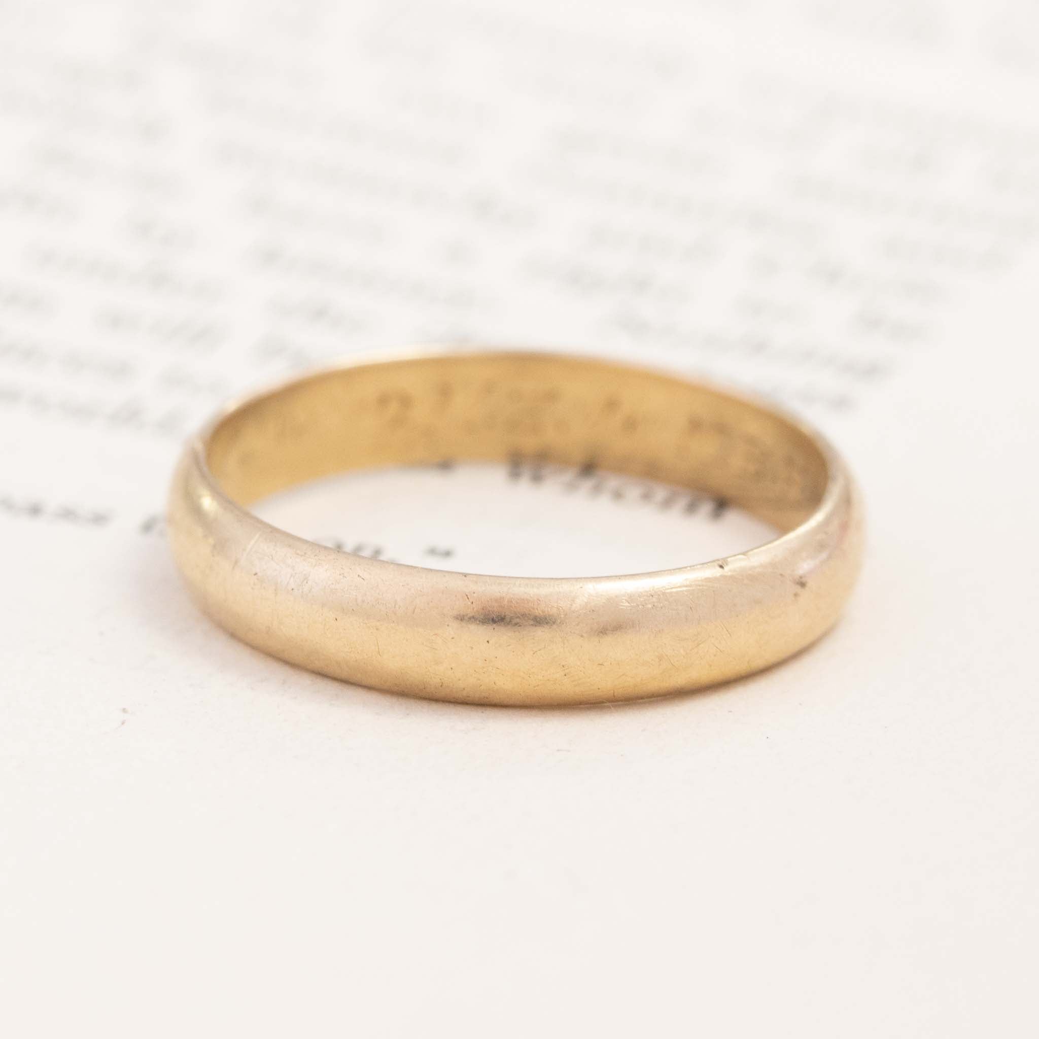 Vintage Gold Band, 14kt