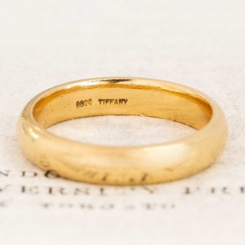 Vintage Gold Band by Tiffany & Co.