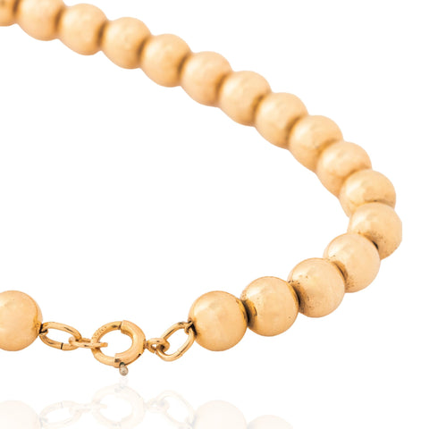 Vintage Gold Bead Collar