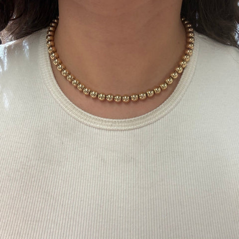 Vintage Gold Bead Collar