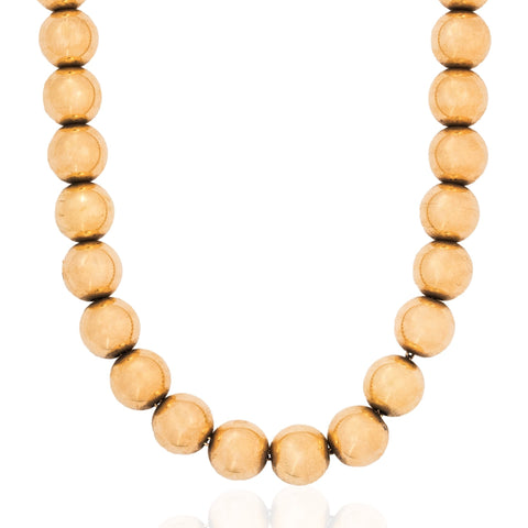 Vintage Gold Bead Collar