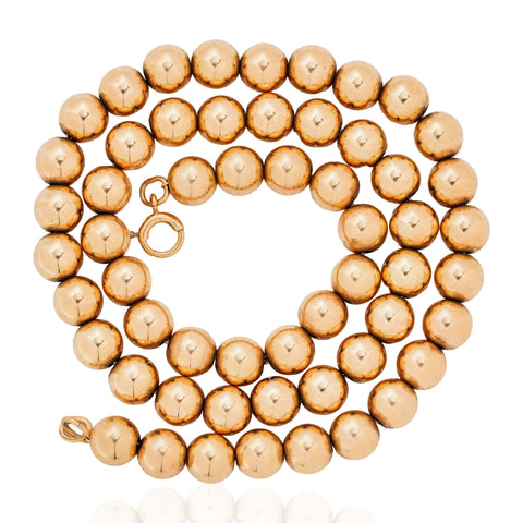 Vintage Gold Bead Collar
