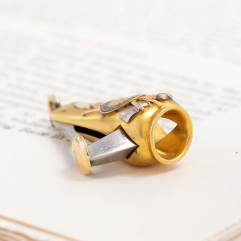 Vintage Gold Cigar Cutter