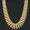 Vintage Gold Fringe Necklace, Italian