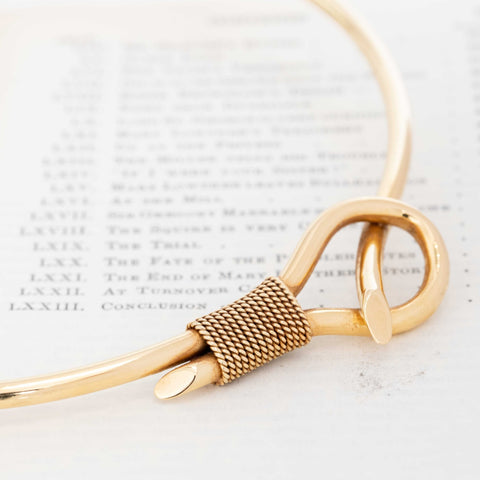 Vintage Gold Knot Collar