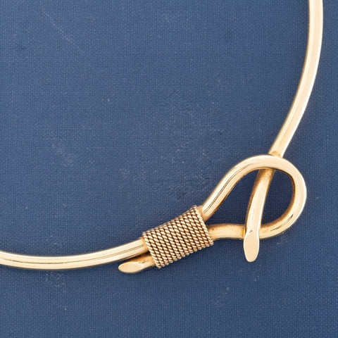 Vintage Gold Knot Collar