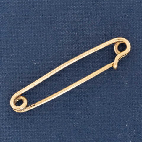 Vintage Gold Safety Pin