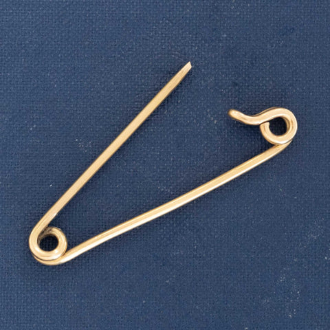 Vintage Gold Safety Pin