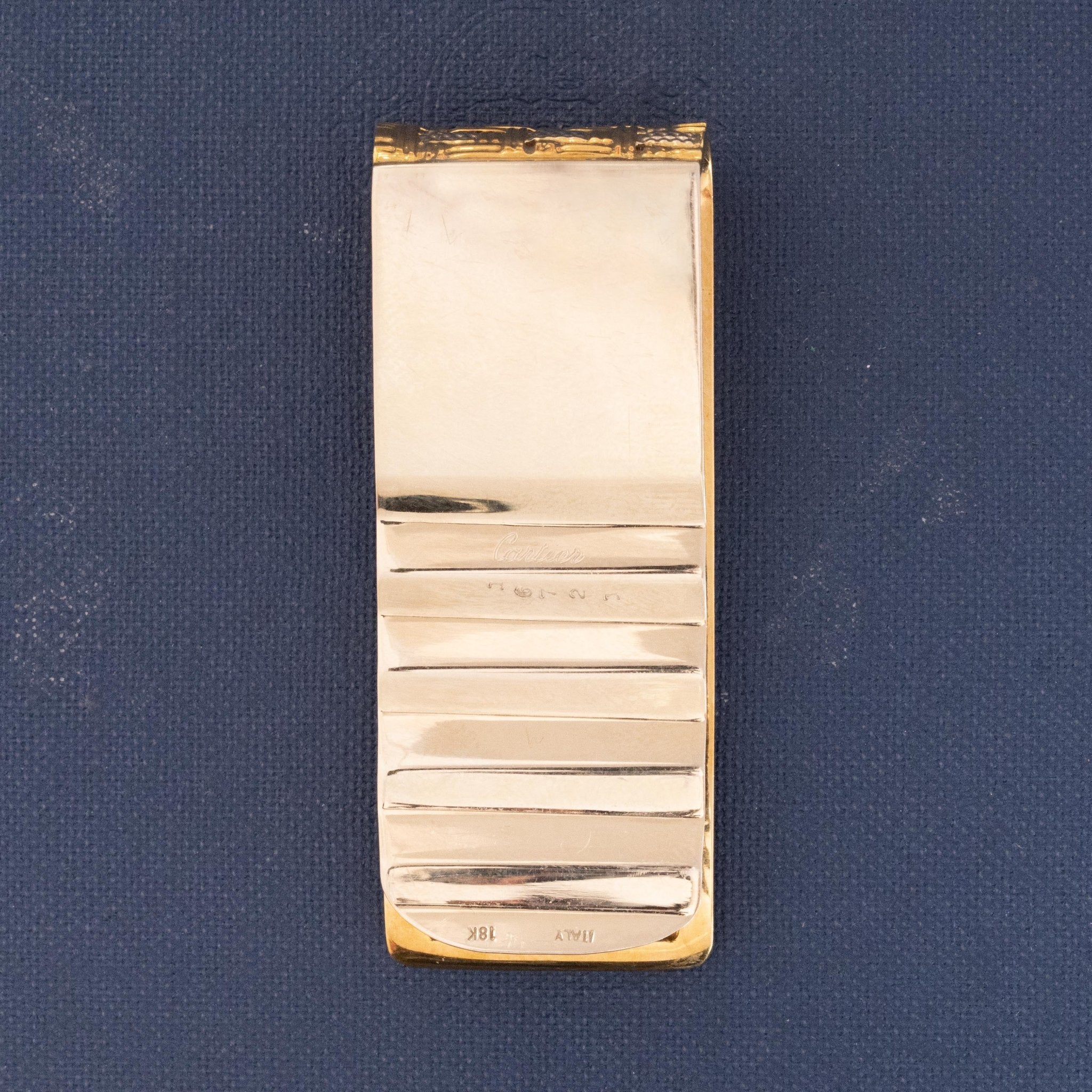 Vintage Gold Weaved Money Clip by Cartier