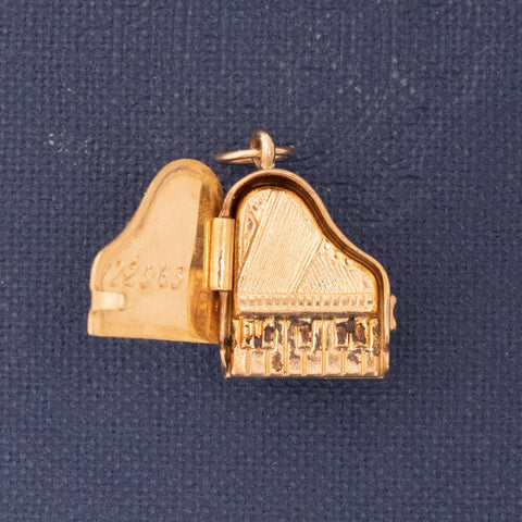 Vintage Grand Piano Charm