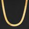 Vintage Greek Key Herringbone Necklace, Italian