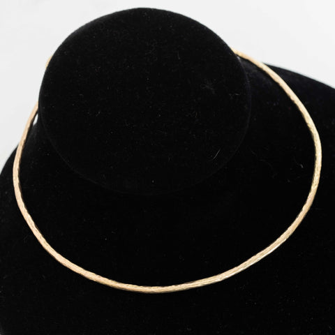 Vintage Hammered Collar Necklace