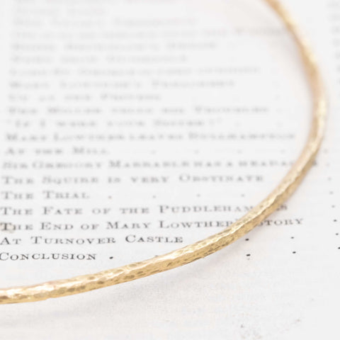 Vintage Hammered Collar Necklace